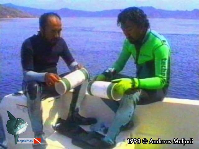Job training as fish observer in 1998