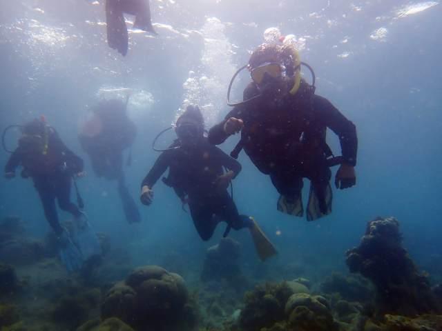 Exploring underwater world